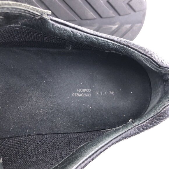 Aetrex Pebbled Black Leather Plain Toe Oxfords 10.5M main image 4